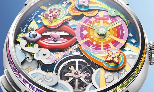 Louis Vuitton Tambour Taiko Arty Automata: psychédélique et romantique