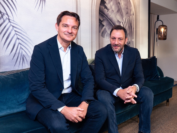 Stéphane Maquaire, Président et CEO de Club Med, et Fabio Calò, directeur du marché suisse 